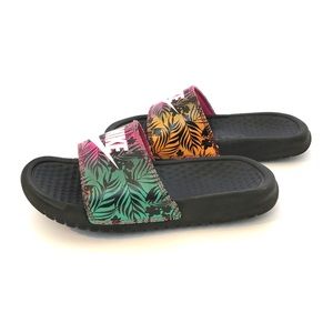 rainbow nike sandals